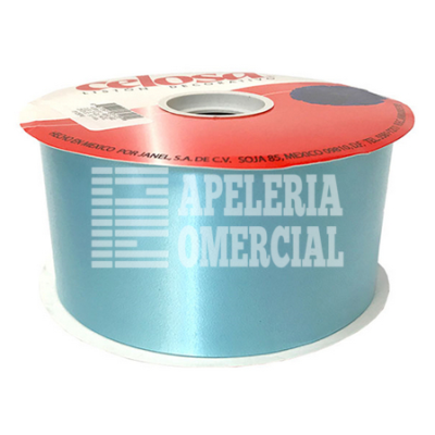 MERCERIA LISTON CELOSA LISO #22 C. AZUL CIELO